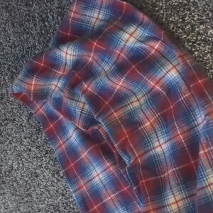 Red white and blue infinity scarf